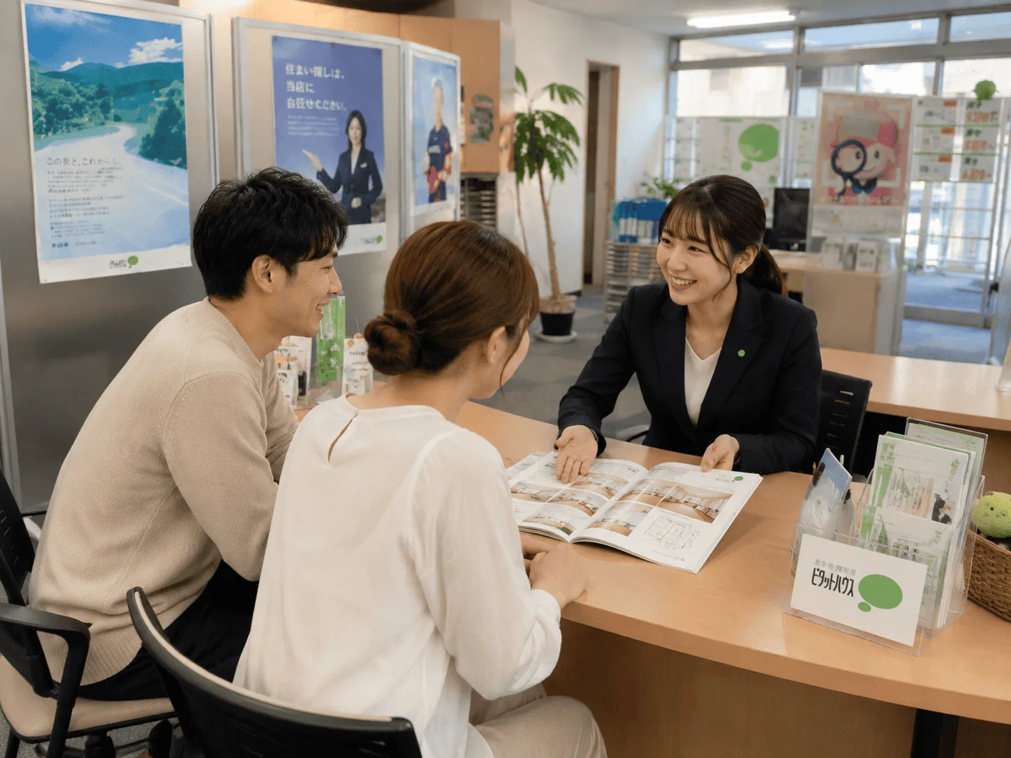 店舗での無料相談の様子